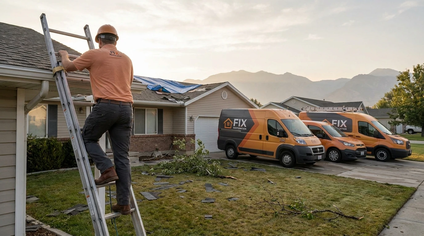 Storm & Wind Damage Restoration in Pleasant Grove, UT: What to Do After a Storm Hits