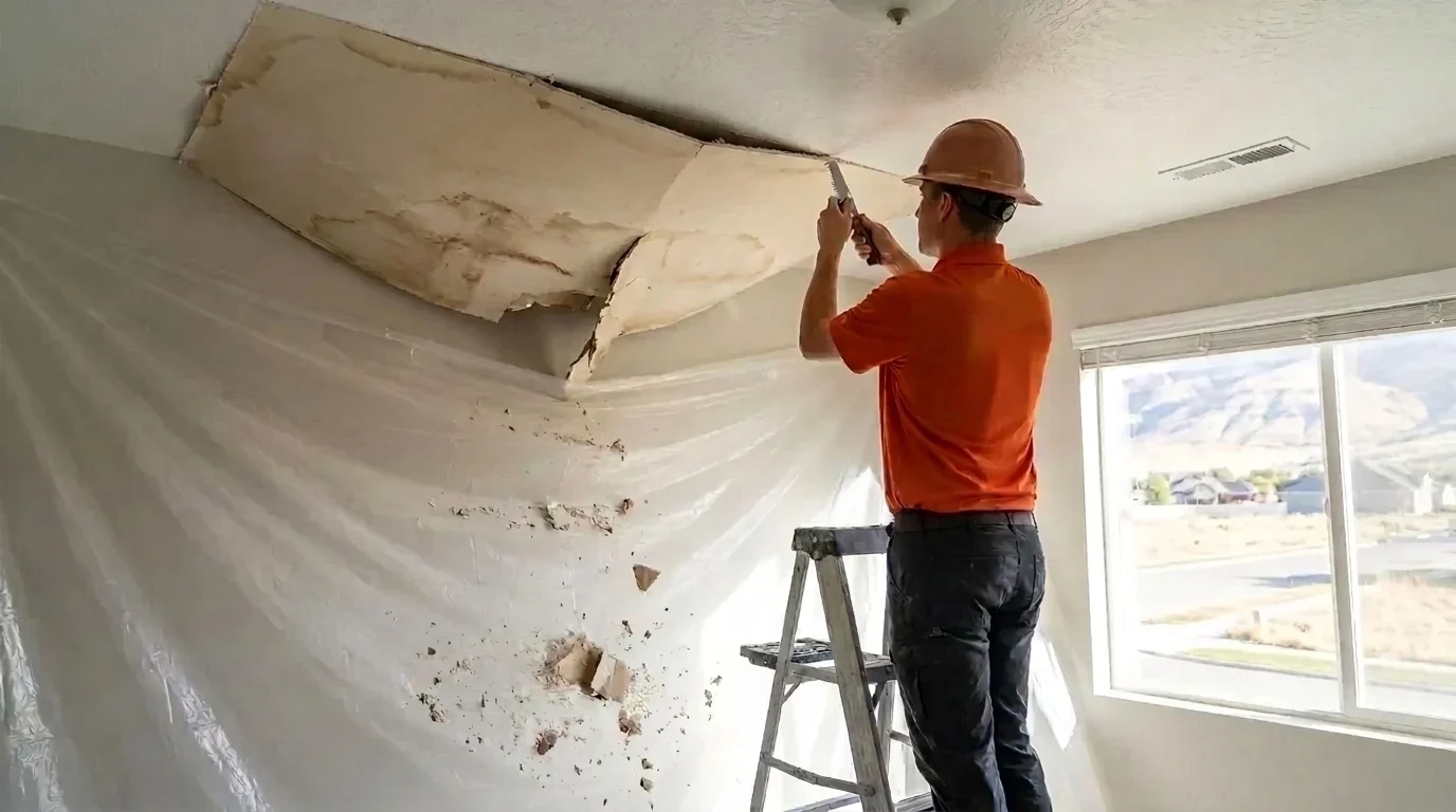 Ceiling Water Damage Repair